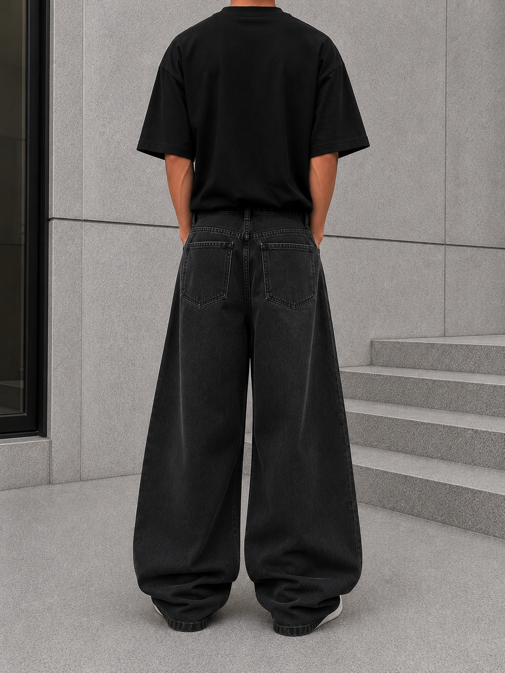 Aurevo Shadow Grey | Baggy Jeans