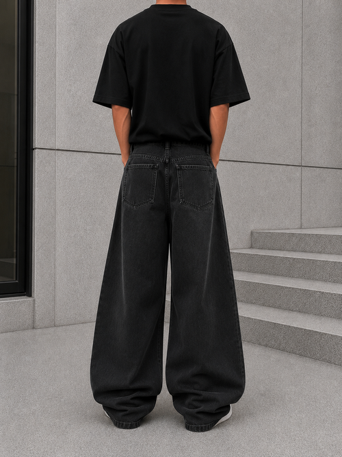 Aurevo Shadow Grey | Baggy Jeans