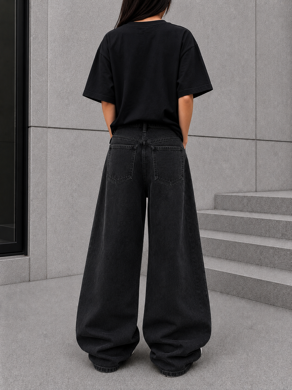 Aurevo Shadow Grey | Baggy Jeans