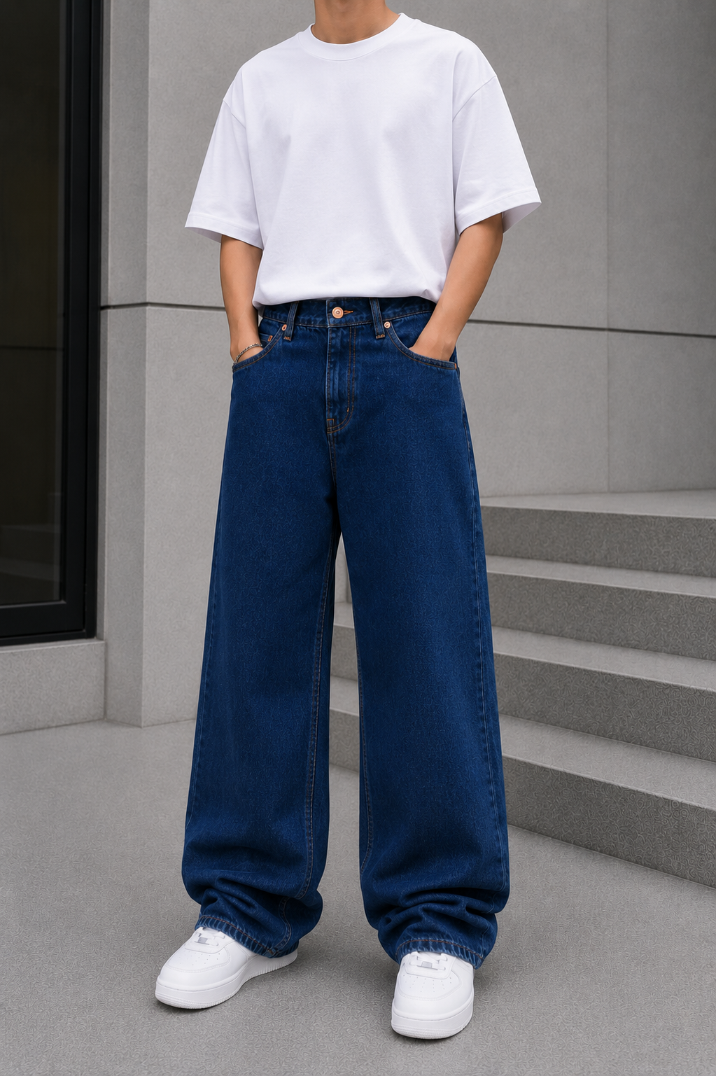 Aurevo Denim Midnight Drift | Baggy Jeans
