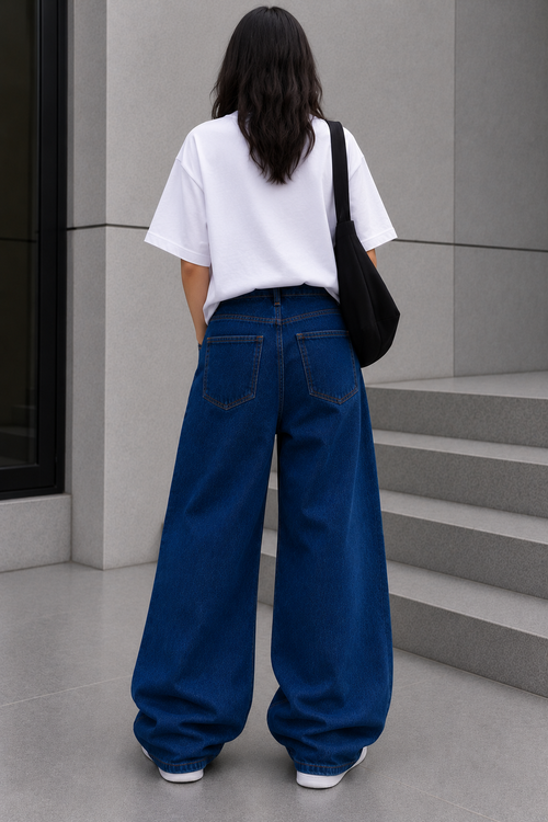 Aurevo Denim Midnight Drift | Baggy Jeans