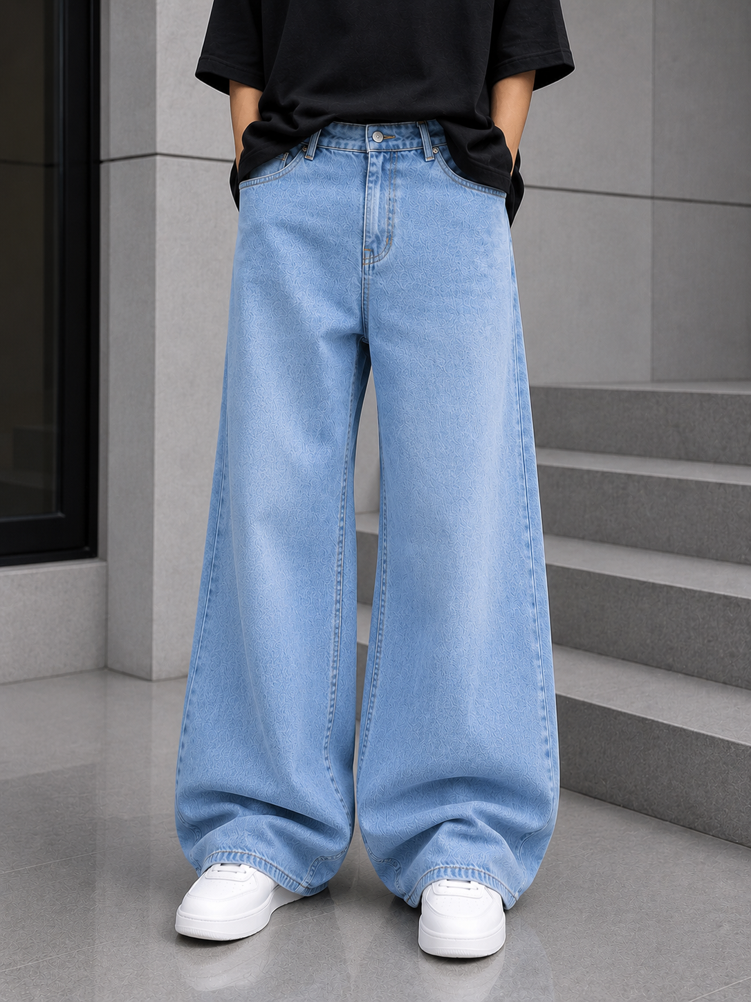 Aurevo Denim Skyline | Baggy Jeans