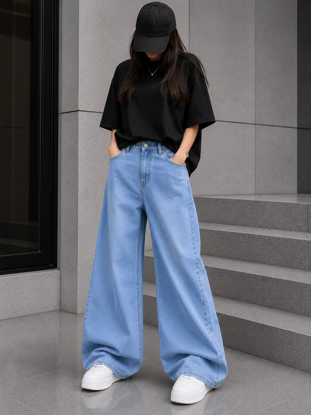 Aurevo Denim Skyline | Baggy Jeans