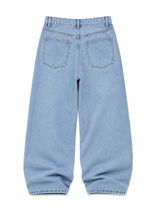 Aurevo Ice Blue | Baggy Jeans