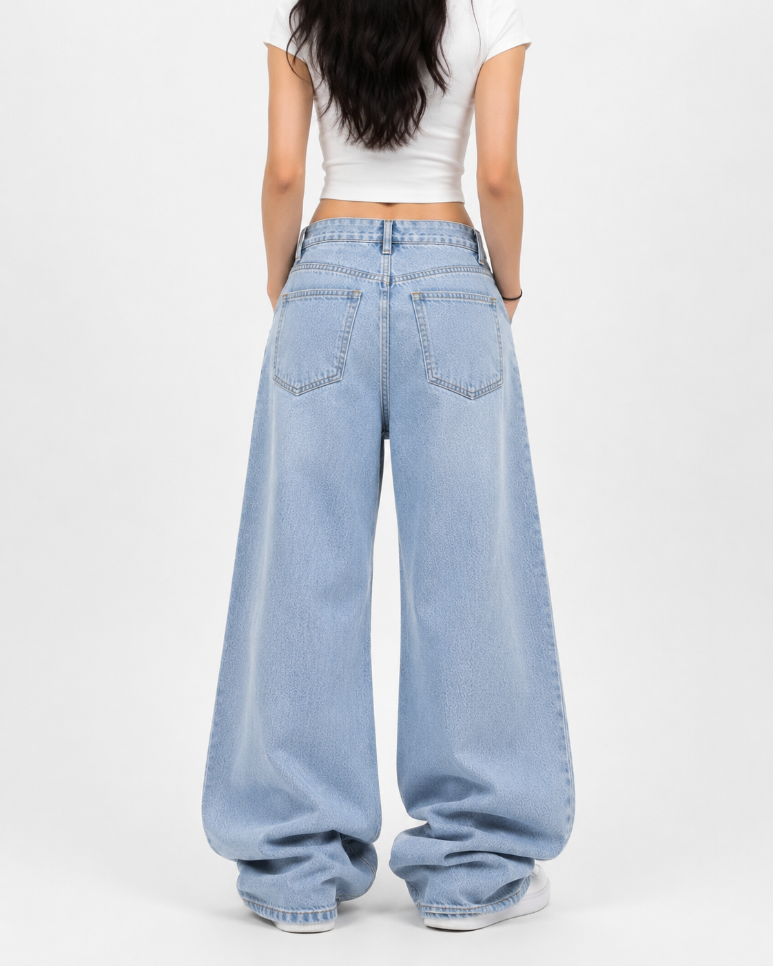Aurevo Ice Blue | Baggy Jeans