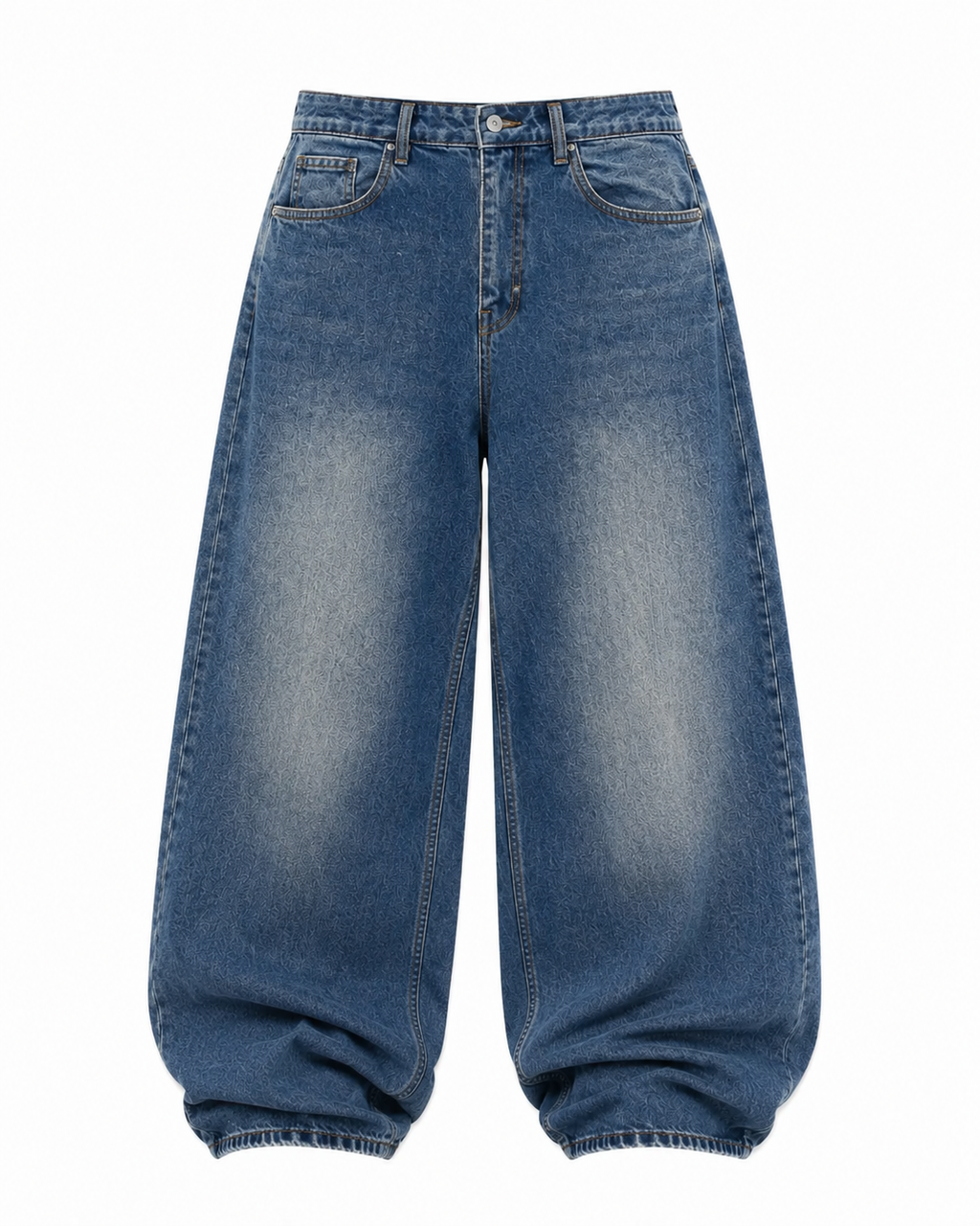 AUREVO Midnight Drift Baggy Jeans (Unisex)